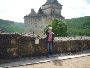 Micah thought Castle Naud was really cool.