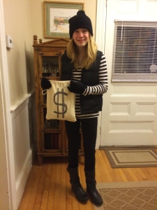 I was an old-fashioned bank robber, or should I say, candy robber :)